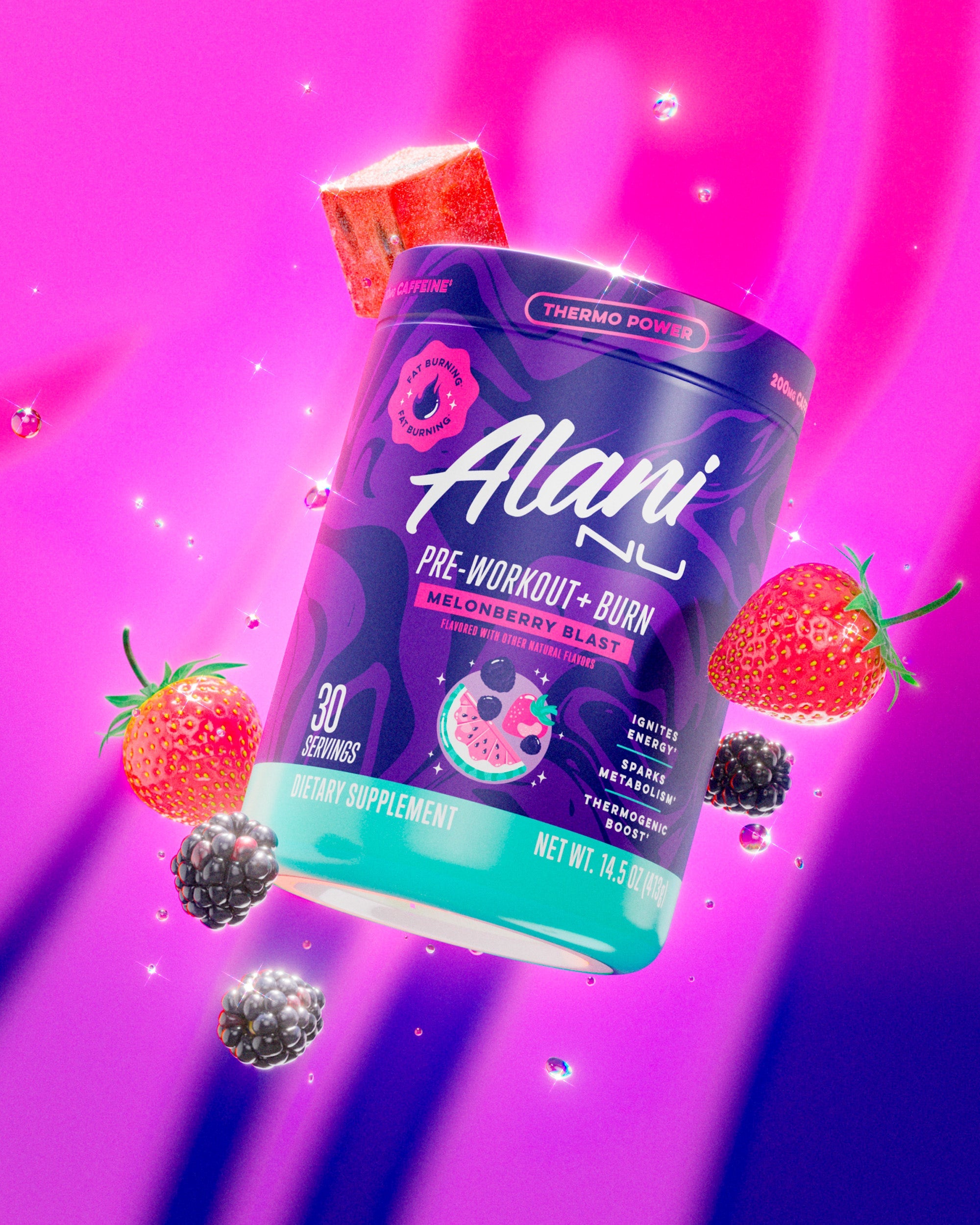 Pre-Workout+ Burn - Melonberry Blast