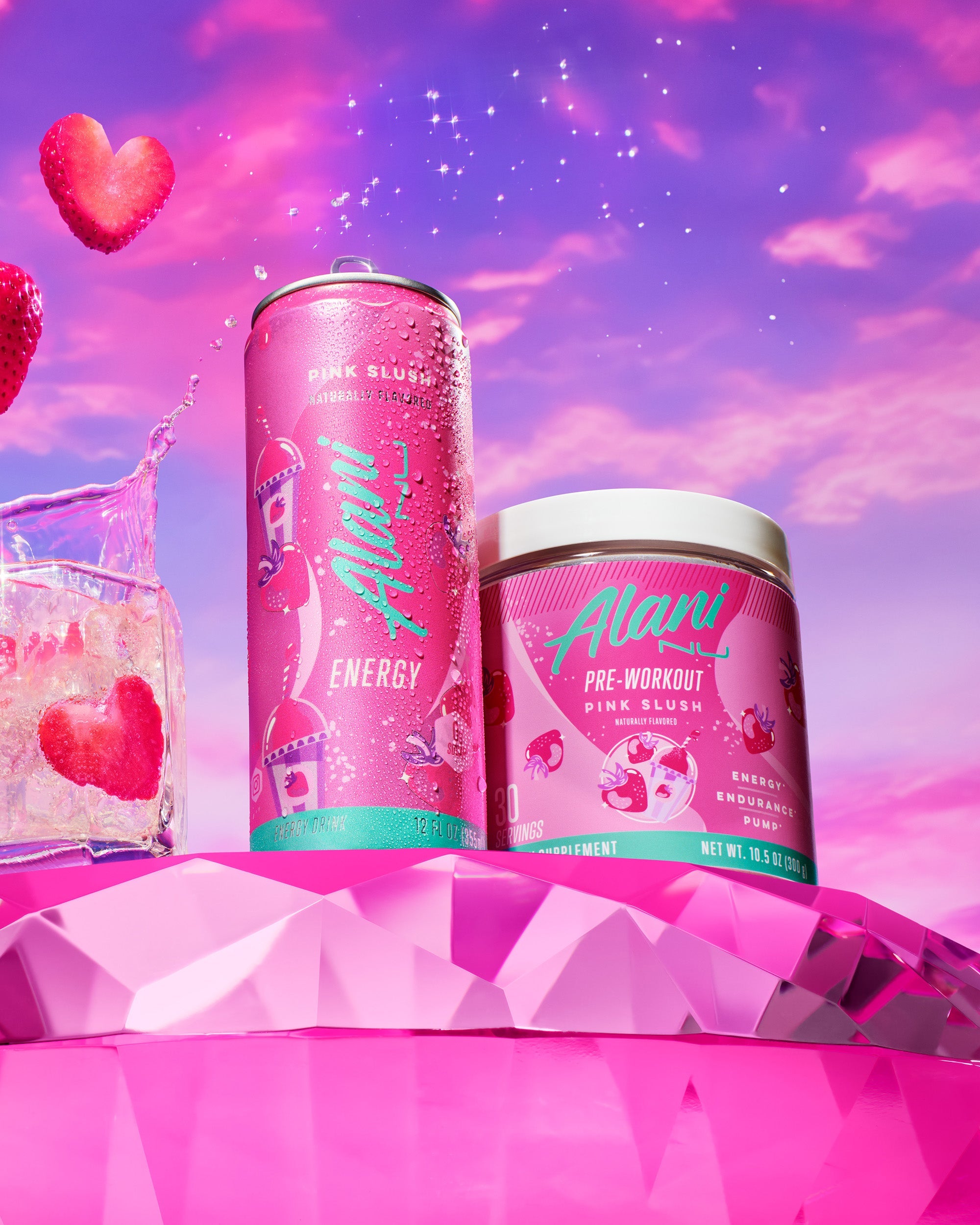 Energy Drink & Pre-Workout - Pink Slush